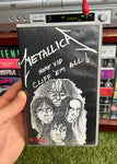 Vintage 1988 Metallica ‘Home Vid Cliff ‘Em All’ VHS Tape