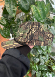 Vintage 90s Groth Real Tree Camo Rope Hat