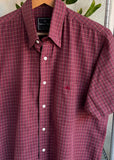 Vintage Savile Row Plaid Button Up Shirt