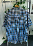 Vintage Y2K Breakaway Plaid Button Up Shirt