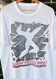 Vintage 1988 Human Rights Now! x Reebok World Tour T-shirt