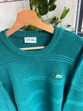 Vintage 80s Chemise Lacoste Knit Sweater