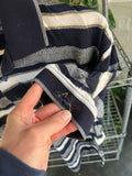 Vintage Greg Norman Golf Striped Polo