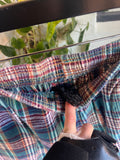 Vintage 90s Flannel Plaid Shorts
