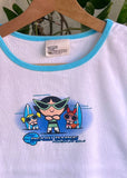 Vintage 2000 Cartoon Network The Powerpuff Girls ‘Beach Babes’ Kids T-shirt