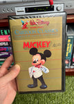 Vintage 80s Mickey Mouse Disney Clam Shell VHS Tape