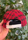 Vintage 90s Molson Canadian Plaid 2-Tone Hat