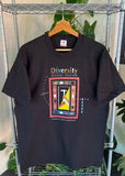 Vintage 90s Diversity Building Together T-shirt