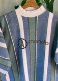 Vintage 90s Armando Striped Mock Neck T-shirt