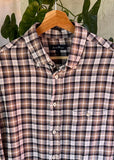 Vintage 90s James Pringle Plaid Button Up Shirt