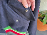 Vintage 1980’s Gucci Double Breasted Italian Wool Blouson Jacket