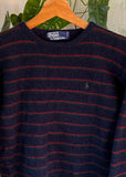 Vintage 90s Polo Ralph Lauren Striped Women’s Wool Sweater
