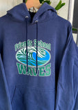Vintage Y2K Hanes Friends School Waves Hoodie