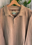 Vintage 90s Braintree Hemp Polo Jumper