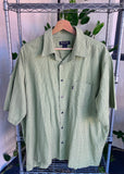 Vintage 90s Back Back Plain Button Up Shirt