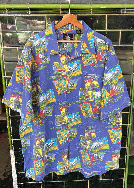 Vinatge Jimmy Buffet Margaritaville Button Up