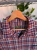 Vintage 90s Ralph Eton Plaid Flanno Button Up Shirt