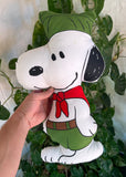 Vintage 70s Snoopy Boy Scout United Feature Syndicate Rare Pillow Cushion