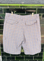 Vintage Back Bay Plaid Cargo Shorts