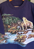 Vintage 90s Habitat Wolf T-shirt