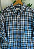 Vintage Y2K Breakaway Plaid Button Up Shirt