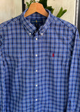 Vintage Ralph Lauren Ladies Plaid Button Up Shirt