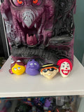 Vintage 1993 McDonald’s Face Grippers Happy Meal 90s Complete Set Of 4 Toys