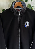Vintage Y2K Collingwood Magpies Fleece AFL Jacket