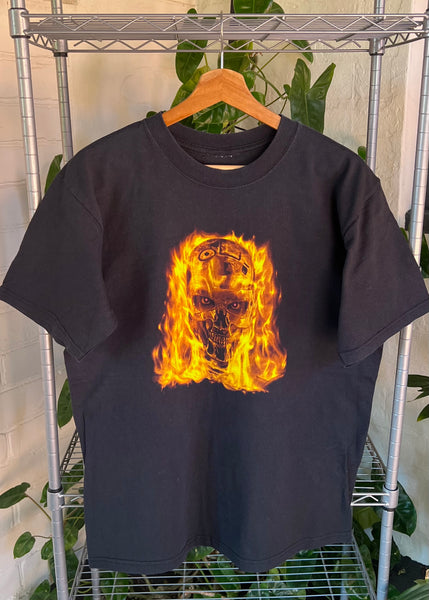 Vintage 90s Terminator 2 - 3D Universal Studios Movie Promo T-shirt