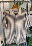 Vintage Tweed River Striped Polo