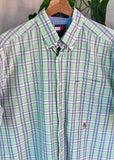 Vintage 90s Tommy Hilfiger Plaid Button Up Shirt