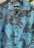 Vintage 90s Taboo Dragon Button Up Shirt