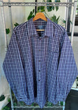 Vintage Tweed River Plaid Button Up Shirt
