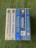 Vintage 90s VHS West Coast Eagles x 5 Lot