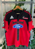 Vintage 2008 Adidas Crusaders Super Rugby Union Jersey
