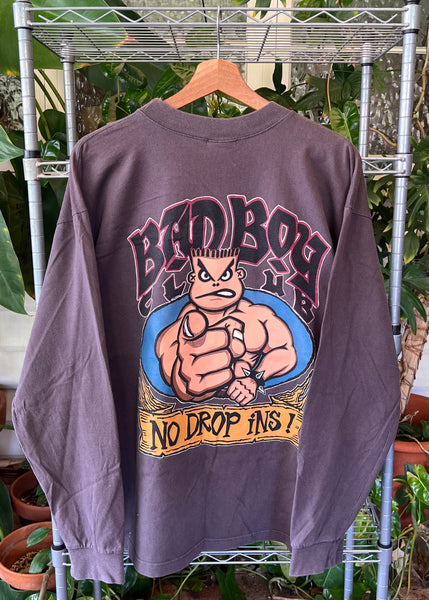 Vintage 90s Bad Boy Club ‘No Drop Ins’ Long Sleeve T-shirt