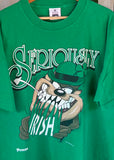 Vintage 1994 Warner Bros Tasmanian Devil ‘Seriously Irish’ T-shirt
