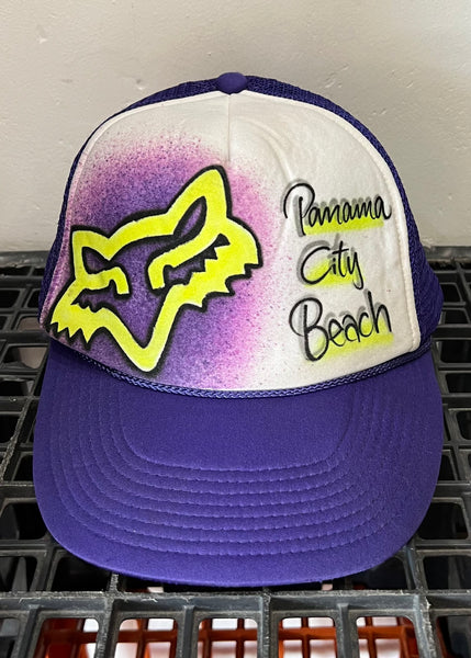 Vintage Y2K Fox x Panama City Beach Trucker Hat
