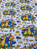 Vintage 1980s McDonald’s Rare Character Bed Sheet