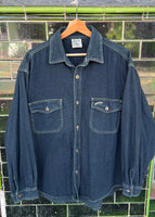 Vintage 90s Rusty Denim Button Up Shirt