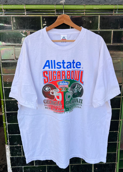 Vintage All State Sugar Bowl Georgia v Hawaii T-shirt