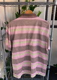 Vintage 90s Crocodile Striped Polo