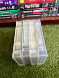 Vintage Lot of 4 Action Movie VHS Tapes