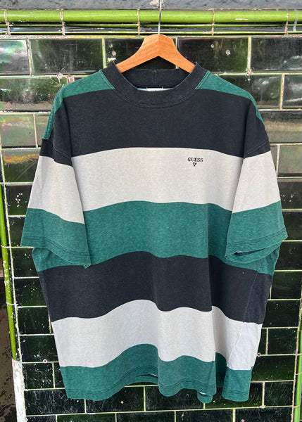 Vintage 90s Guess Striped T-shirt