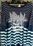 Vintage Y2K Rip Curl Striped Sweater