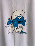 Vintage 1996 The Smurfs Rare Top Heavy Ringer T-shirt