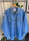 Vintage 90s Levi’s Red Tab Denim Button Up Shirt