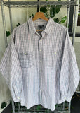 Vintage 90s Jean West Plaid Button Up Shirt