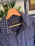 Vintage 90s Country Road Plaid Button Up Shirt