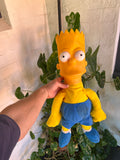 Vintage 1990 Big The Simpsons Bart Plastic Head Toy